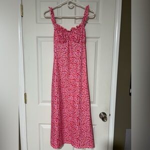 Commense Pink Floral Dress